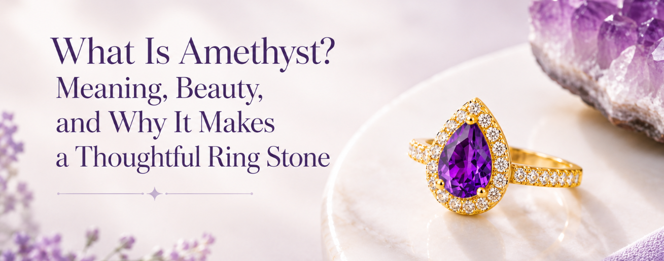 What Is Amethyst? Meaning, Beauty, and Why It Makes a Thoughtful Ring Stone