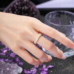 Unique and Luxurious Moissanite Wedding Ring - Additional view