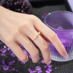 Unique Luxury 4 Prong Heart Cut Moissanite Wedding Ring - Additional view