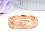 Unique and Luxurious Men's Moissanite Wedding Ring - Additional view