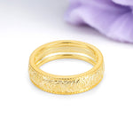 Unique and Luxurious Men's Moissanite Wedding Ring - Additional view