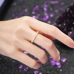 Distinctive and Luxurious Pavé Set Moissanite Wedding Ring - Additional view