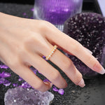 Distinctive Pavé Set Moissanite Wedding Ring - Additional view