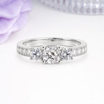 Luxurious And Unique 4 Prong Princess Cut Lab Diamond Engagement Ring - Additional view
