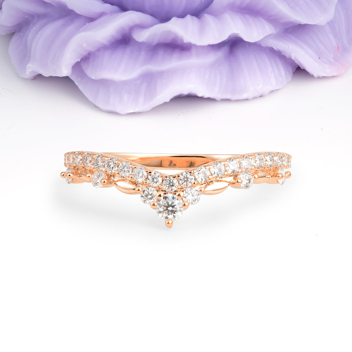 Classic Eternity Moissanite Wedding Ring - Additional view