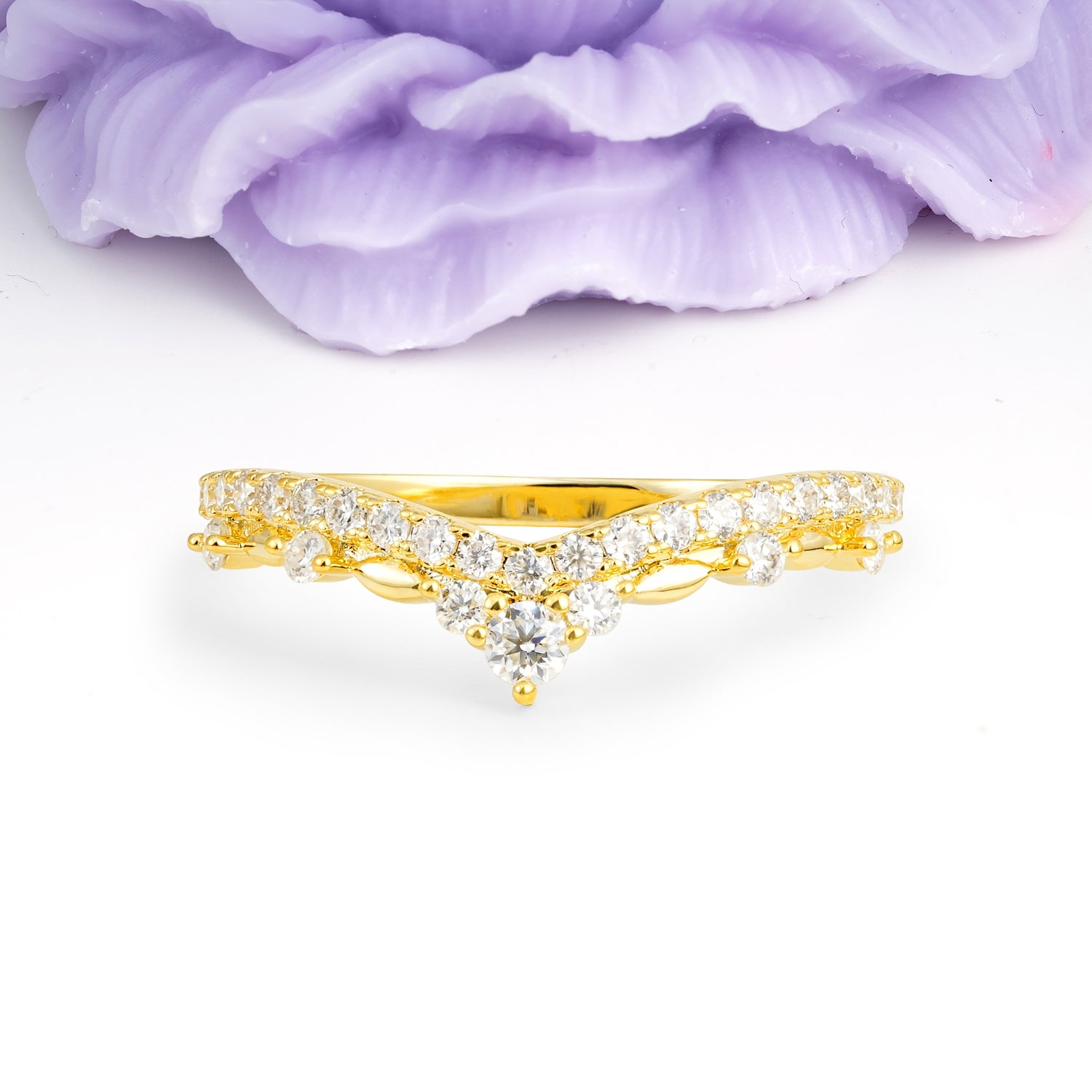 Classic Eternity Moissanite Wedding Ring