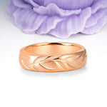 Continuous Twisting Branch Relief?Carved Statement Wedding Ring - Additional view