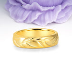 Continuous Twisting Branch Relief?Carved Statement Wedding Ring - Additional view