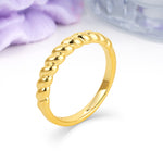 Polished Rope?Twist Stackable Wedding Ring - Additional view