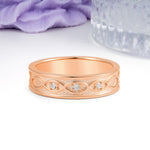 Classic Luxury Men's Moissanite Wedding Ring - Additional view