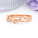 Polished Intertwined Knot Plain Comfort?Fit Wedding Ring - Additional view
