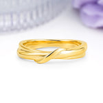 Polished Intertwined Knot Plain Comfort?Fit Wedding Ring - Additional view