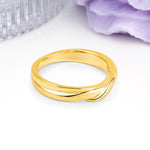 Polished Intertwined Knot Plain Comfort?Fit Wedding Ring - Additional view