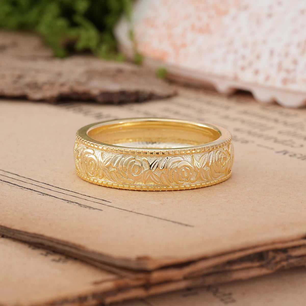 Moissanite Unique and Luxurious Men's Wedding Ring